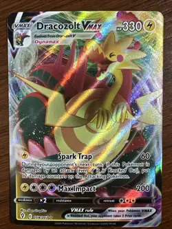 Dracozolt VMAX 059/203 Full Art Ultra Rare Evolving Skies Pokemon TCG - Image 1