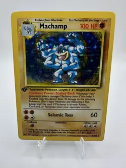 Machamp 8/102 Holo - Base Set - Vintage 1999-2000 - Pokemon TCG - Image 1
