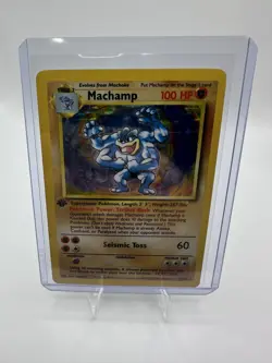 Machamp 8/102 Holo - Base Set - Vintage 1999-2000 - Pokemon TCG - Image 3