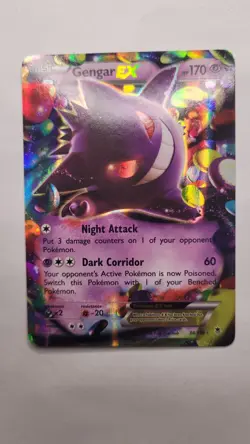 Pokemon TCG - Gengar EX 34/119 - Phantom Forces - Ultra Rare 2014 - Image 1