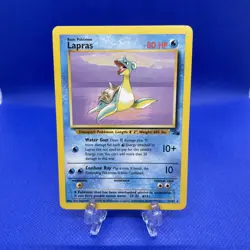 Pokemon TCG Lapras #25/62 Fossil Set Unlimited Non Holo Rare 1999 WOTC VTG - Image 1