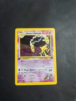 Pokemon TCG- Sabrina's Alakazam 16/132 Gym Challenge -1st Edition Holo Rare - Image 2