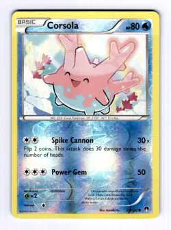 Corsola XY - BREAKpoint #29 (2016) Common Reverse Holo NM Pokemon - Image 1