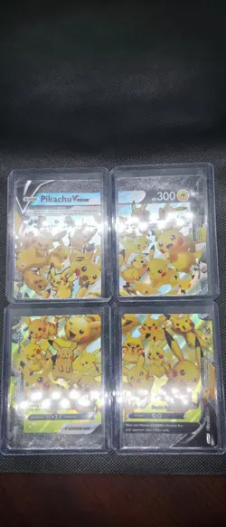 Pikachu V-Union [Set of 4] SWSH: Sword & Shield Promo Cards Holo - Image 1