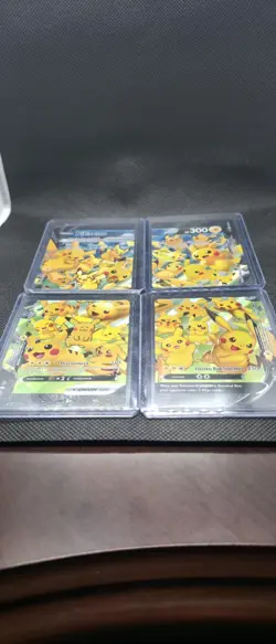 Pikachu V-Union [Set of 4] SWSH: Sword & Shield Promo Cards Holo - Image 2