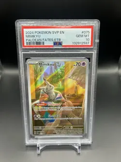 Mimikyu 075 Sv: Scarlet & Violet Promo Cards Holo PSA 10 (Not PC) - Image 1