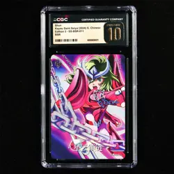 CGC PRISTINE 10 KAYOU 2024 Saint Seiya 3 CCG Card SS-BSR-011 Shun 319/599 - Image 2