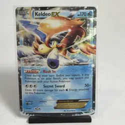 2012 KELDEO EX BW61 Pokemon TCG Black Star Promo Holo Rare NM Card - Image 1