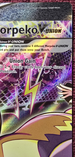 Pokemon Morpeko V-Union 4 Card Set SWSH287 SWSH288 SWSH289 SWSH290 Promo NM/Mint - Image 3