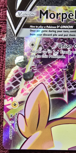 Pokemon Morpeko V-Union 4 Card Set SWSH287 SWSH288 SWSH289 SWSH290 Promo NM/Mint - Image 4