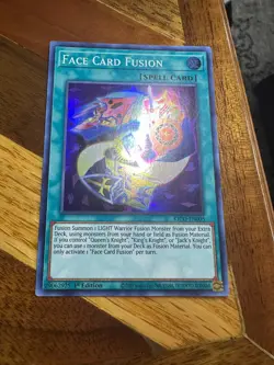 Face Card Fusion KICO-EN005 1st Edition Super Rare LP + BONUS - Image 1