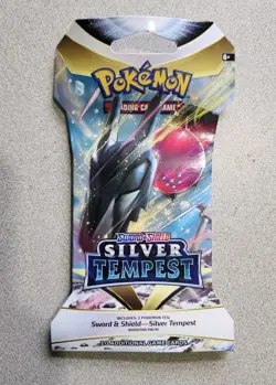 Nintendo Pokemon Pokemon TCG Silver Tempest Booster Pack 10 Cards New Unopened - Image 1