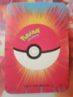 Ditto 8 of Hearts Pokemon 1999 Mini Blue Deck Playing Cards 2.5x1.75in NM - Image 2