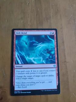 Magic The Gathering Bolt Bend WAR 115 MTG Card - Image 1
