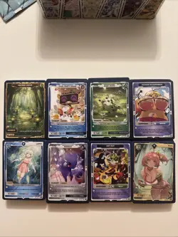 VCard Set 2: Awakened Worlds First Edition Booster Box (OPENED) - Bulk 400 Cards - Image 1