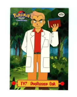 Pokemon Card - Professor Oak TV7 - TV Animation Edition - Topps Series 1 - Image 1