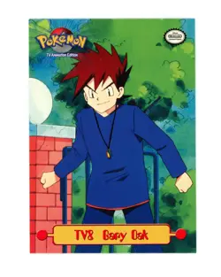 Pokemon Card - Gary Oak TV8 - TV Animation Edition - Topps Series 1 - Image 1