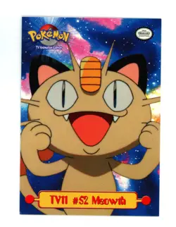 Pokemon Card - Meowth TV11 - TV Animation Edition - Topps Series 1 - Image 1