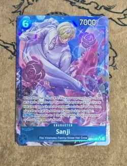One Piece Card Game Sanji (Alternate Art) OP11-051 Super Rare NM English - Image 1