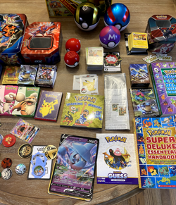 Pokemon Lot: 1,100+ Cards, Training Books, Tin Boxes, Figures and More - Image 3