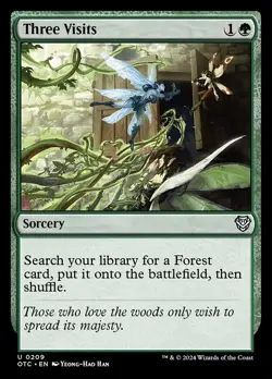 [MTG] Three Visits (0209) (OTC) NM - Image 1
