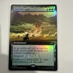 1 x Tectonic Split - Foil - Extended Art - Avatar: The Last Airbender: Eternal-L - Image 1