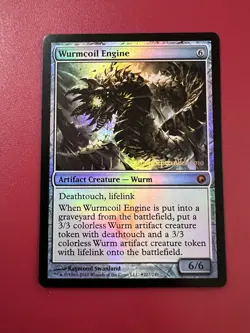*** Wurmcoil Engine ***Foil Prerelease Promo NM/LP MTG English - Image 1