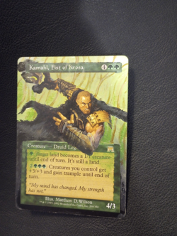 Kamahl, Fist of Krosa MTG Hand painted extended art onslaught edition - Image 1