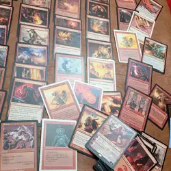 Whole COMMANDER Magic Deck MTG - Pure Red BURN SPELLS with Planeswalker and more - Image 2