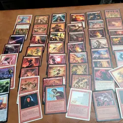 Whole COMMANDER Magic Deck MTG - Pure Red BURN SPELLS with Planeswalker and more - Image 3