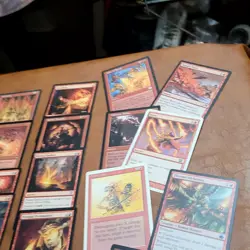 Whole COMMANDER Magic Deck MTG - Pure Red BURN SPELLS with Planeswalker and more - Image 5
