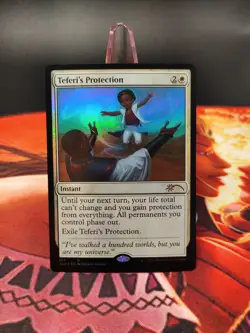 Mtg Teferi's Protection Secret Lair Foil Unplayed - Image 1