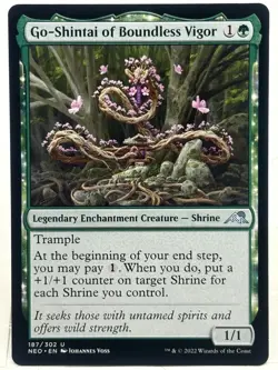Go-Shintai Of Boundless Vigor NM/M* Kamigawa Neon Dynasty 187 mtg - Image 1