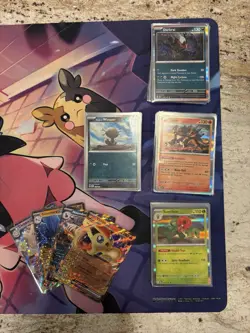 Pokemon Obsidian Flames Card Lot Of 70+ Holos And Exs - Image 1