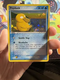 Psyduck 70/109 EX Team Rocket Returns Stamped Reverse Holo Pokemon Card TCG - Image 5