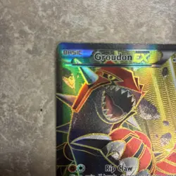 Pokemon TCG XY Primal Clash Groudon EX Full Art Ultra Rare Card 150/160 - Image 2