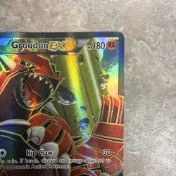 Pokemon TCG XY Primal Clash Groudon EX Full Art Ultra Rare Card 150/160 - Image 3