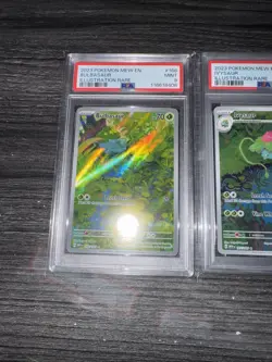 Bulbasaur Ivysaur & Venusaur EX PSA 9 IR/SIR COMPLETE EVOLUTION 2023 POKEMON 151 - Image 5