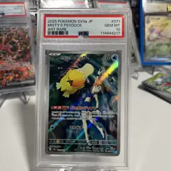 Pokemon TCG: Misty's Psyduck (Art Rare) - 71/63 - Heat Wave Arena (JP) - PSA 10 - Image 1