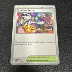 Pokemon TCG Paradise Resort 2025 World Championships English Promo SVP 224 🏝 - Image 1