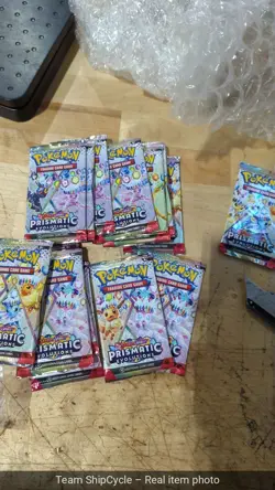 PRISMATIC EVOLUTIONS Lucario EX and Tyranitar EX Premium Collection 1 Bo G2U - Image 3