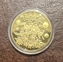 IVYSAUR POKEMON GOLD PLATED COLLECTIBLE COIN - Image 2