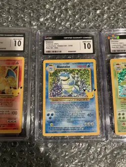 Pokemon Celebrations Base Set Charizard Blastoise Venusaur PSA CGC 10 Set TRIO - Image 3