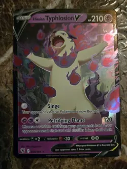 Hisuian Typhlosion V 053/189 Astral Radiance Ultra Rare Pokemon TCG Clean Copy! - Image 1
