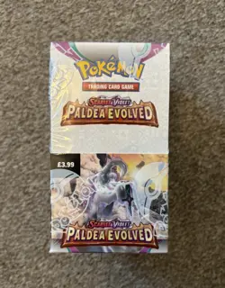 Pokemon TCG Paldea Evolved Half Booster Box 🌟| SEALED ✅| 18 PACKS ✅| - Image 1
