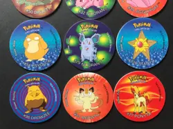 12 X Pokemon Tazos Bundle 2001 Walkers Crisps Cheetos Charmander Gengar - Image 3