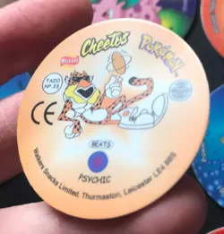 12 X Pokemon Tazos Bundle 2001 Walkers Crisps Cheetos Charmander Gengar - Image 5