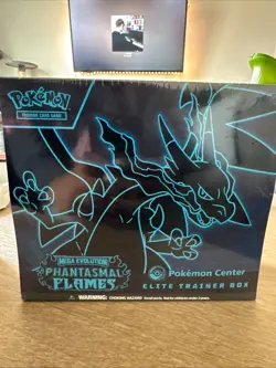 Phantasmal Flames Pokemon Center Elite Trainer Box ETB Sealed - Image 1