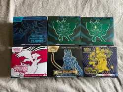 LOT OF 6 Pokemon TCG Elite Trainer Box NEW SEALED - Image 1