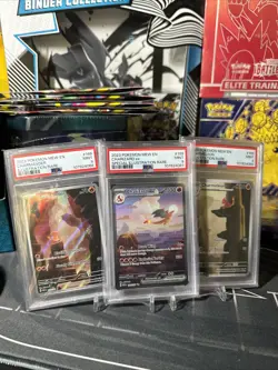 Pokemon Scarlet and Violet 151 Set Charizard Charmeleon Charmander PSA 9 Trio - Image 1